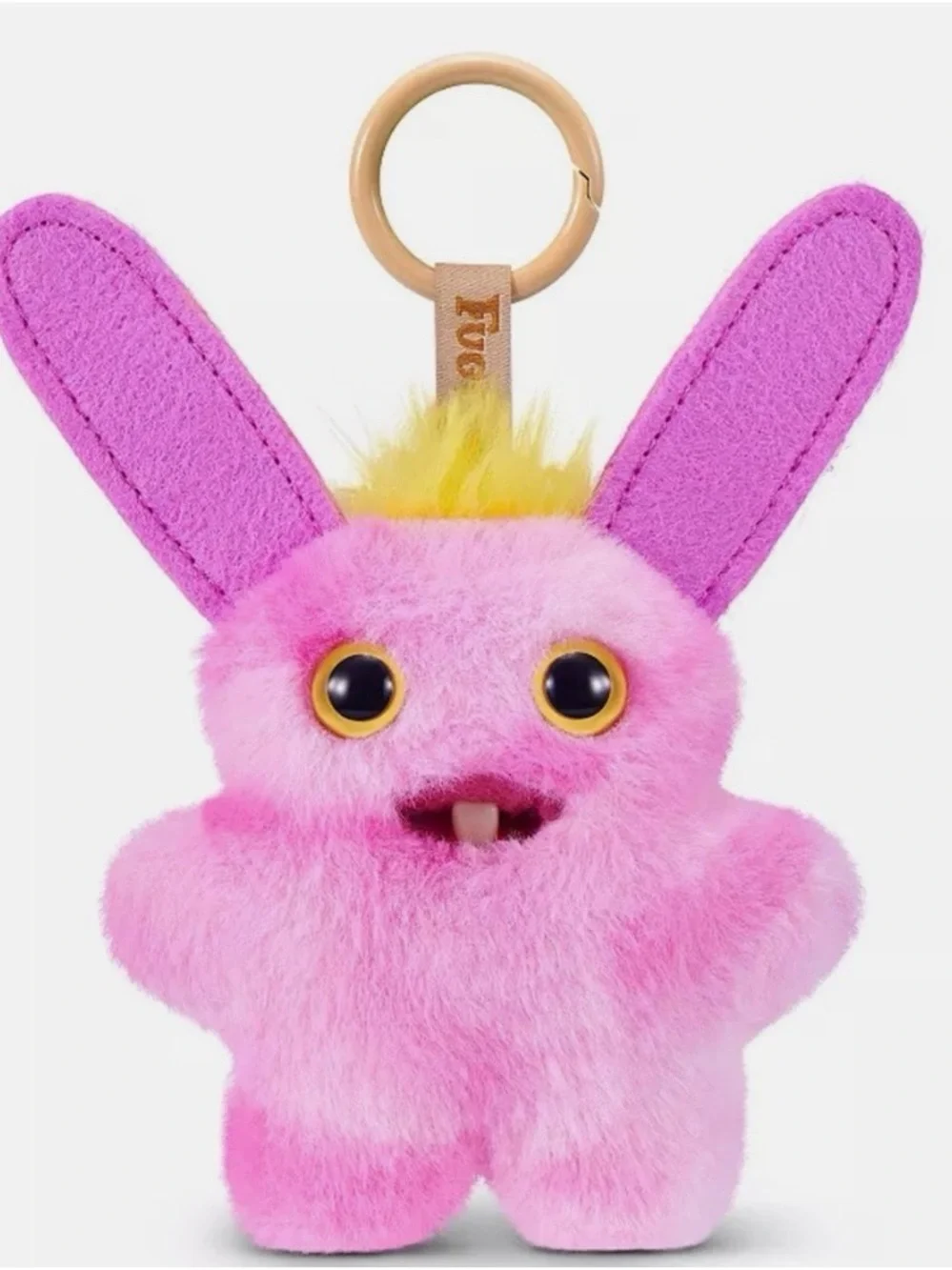 Fuggler Baby Pinkles Plush Tote Bag Charm – Pink by Fuggler